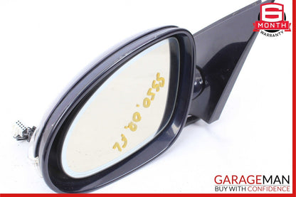 07-09 Mercedes W221 S550 Front Left Side Rear View Door Mirror Tanzanite Blue