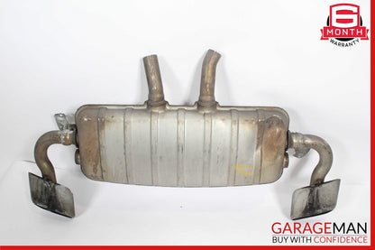 11-14 Porsche Cayenne 958 Hybrid S Dual Exhaust Muffler Mufflers Assembly OEM