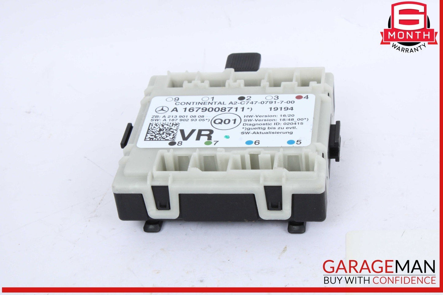 16-22 Mercedes W205 C300 GLC300 Front Right Side Door Control Module Unit OEM