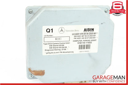 07-14 Mercedes W221 S550 CL550 Rear View Backup Camera Control Controller Module