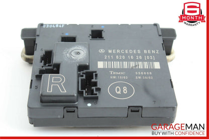 03-09 Mercedes W211 E320 E500 E63 AMG Rear Right Side Door Control Module Unit