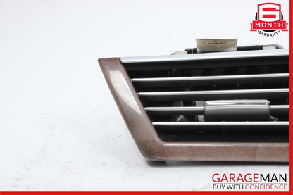 10-13 Mercedes W212 E350 E550 Front Left Side Dash AC A/C Air Vent Trim Wood