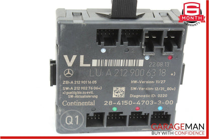 08-17 Mercedes E350 C300 Front Left Driver Side Door Control Module Unit