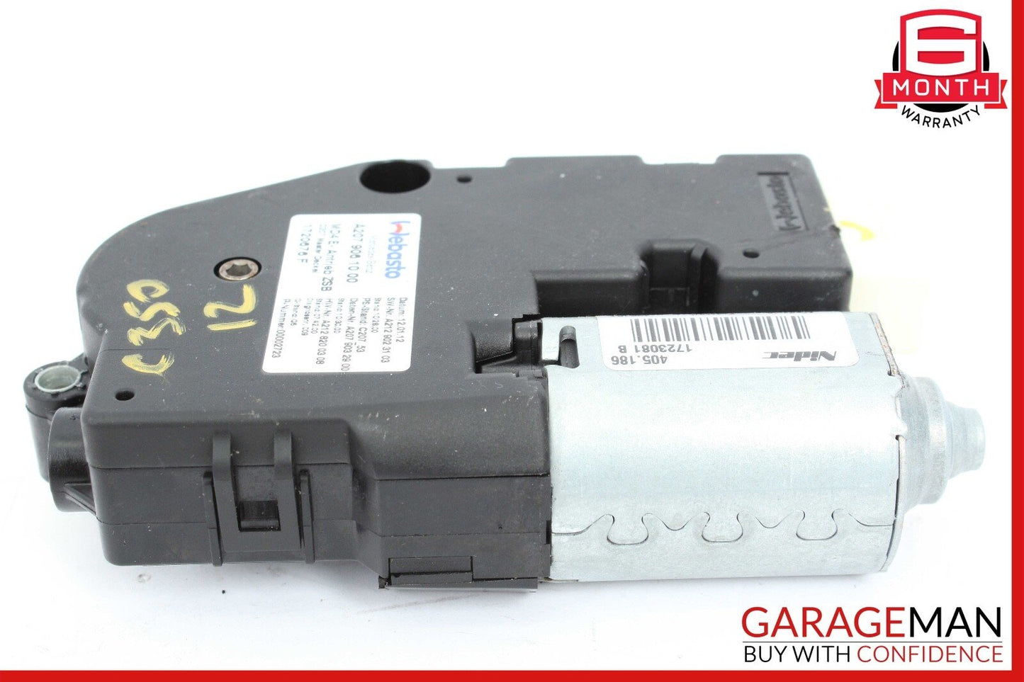 12-15 Mercedes W204 C350 Coupe Pano Panoramic Sunroof Moonroof Motor Power Drive