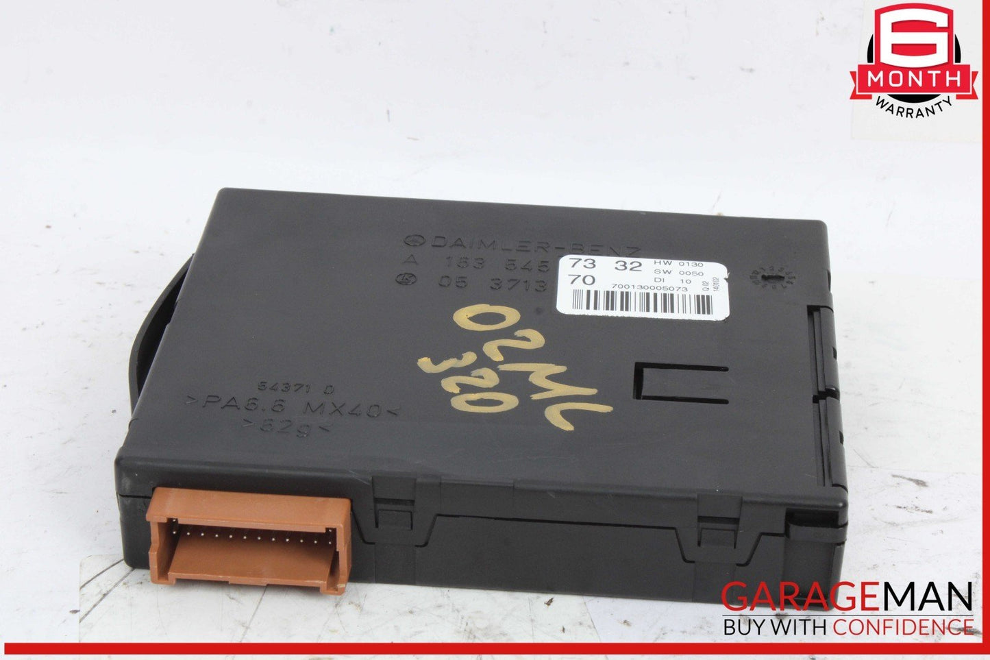 01-05 Mercedes W163 ML320 BCM Body Comfort Control Module Unit 1635452832 OEM