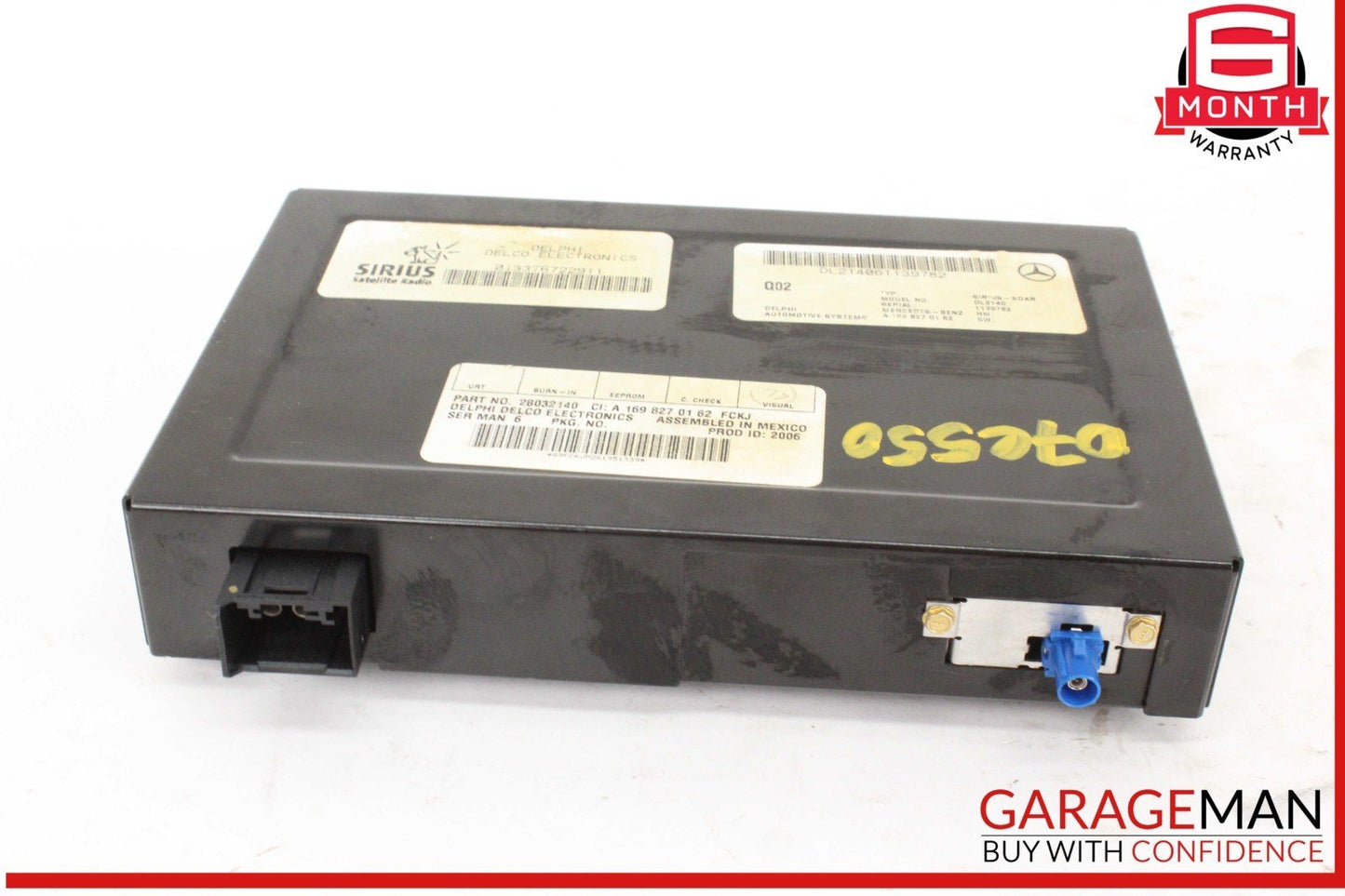 03-09 Mercedes W211 E550 E350 Sirius Satellite Radio Receiver 1698270162 OEM