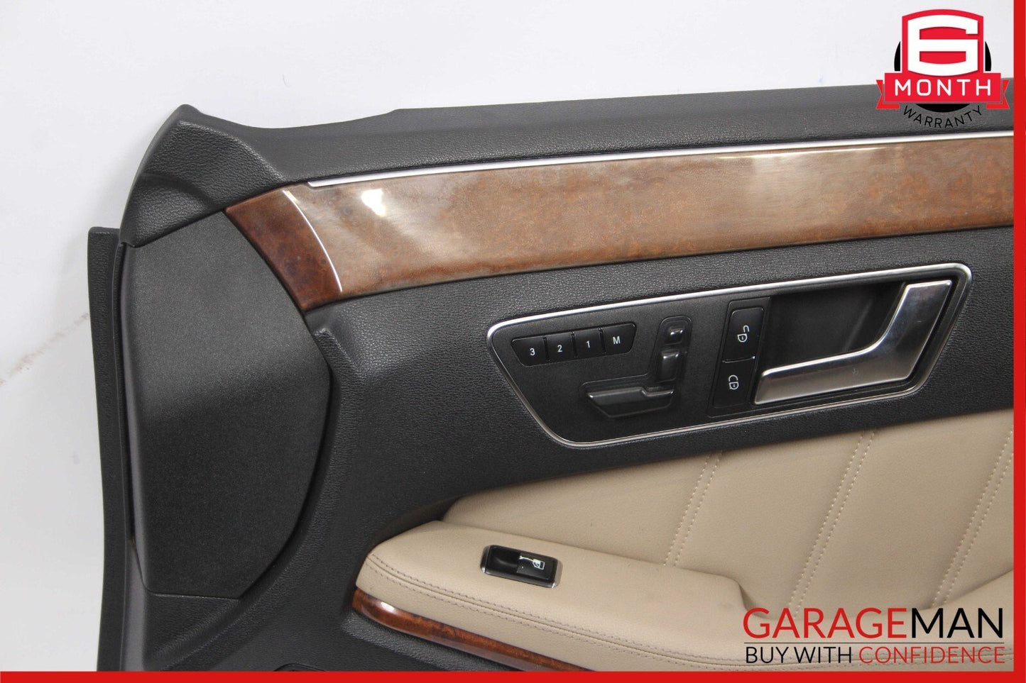 10-13 Mercedes W212 E350 E400 Front Right Side Interior Door Panel Cover Beige
