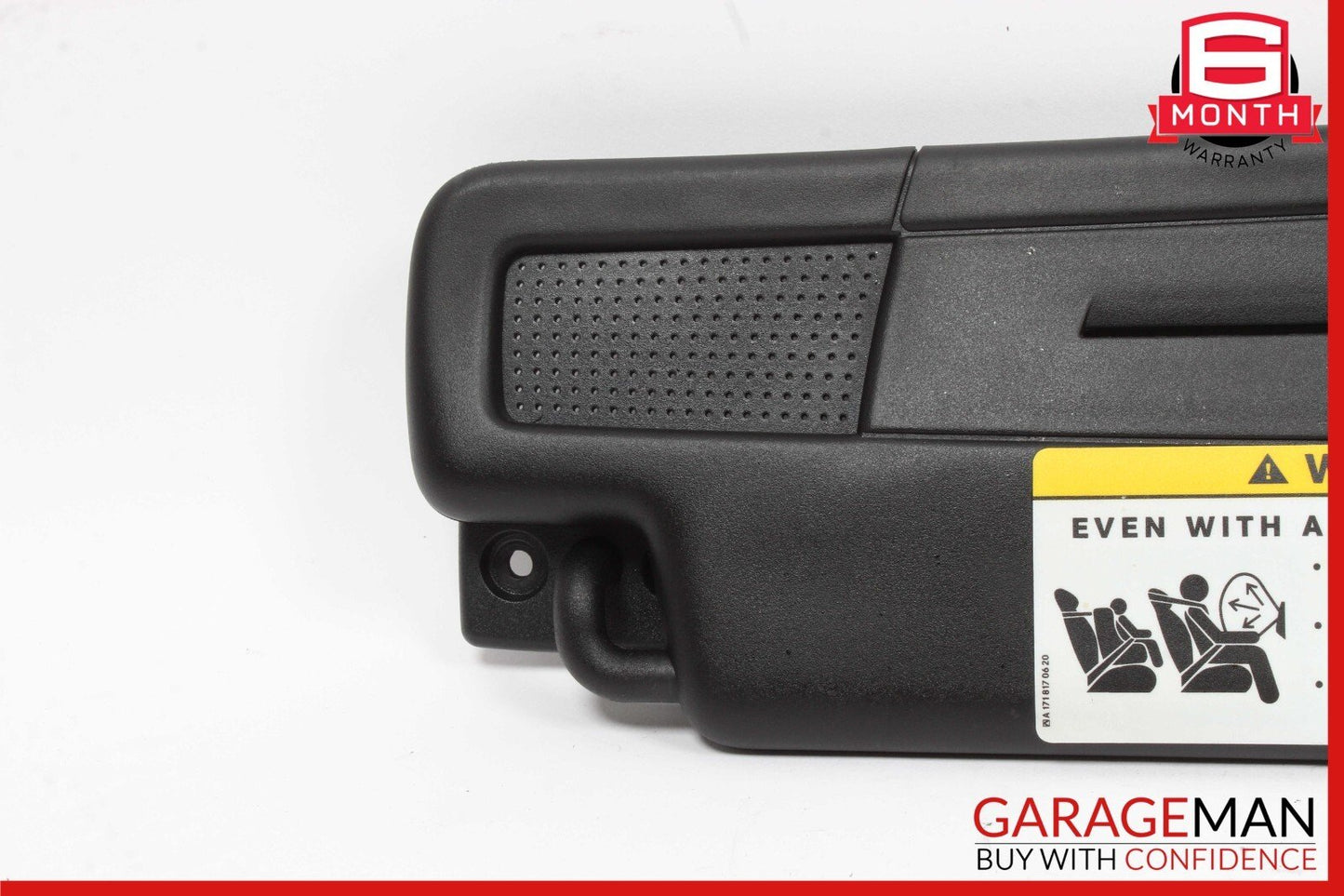 05-11 Mercedes R171 SLK300 Front Left Driver Sun Visor Sunvisor Shade Black OEM