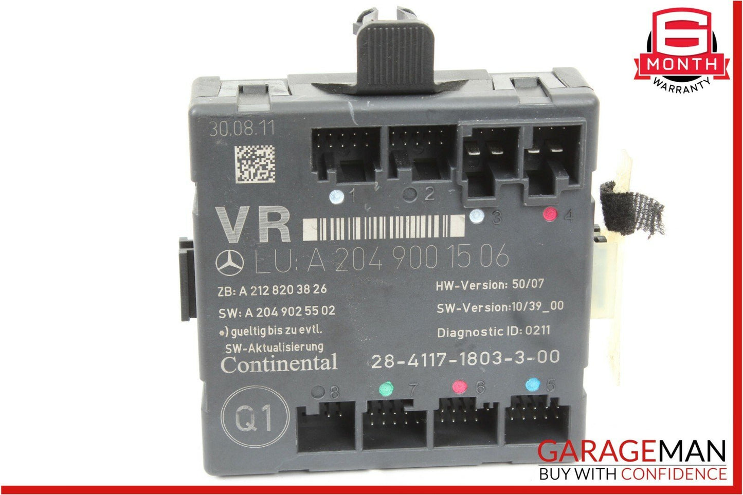 12-15 Mercedes W204 C250 Front Right Passenger Side Door Control Module Unit OEM