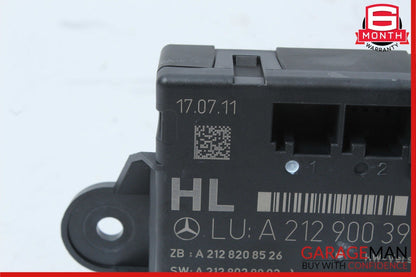 10-16 Mercedes W212 E350 Rear Left Driver Side Door Control Module 2129003906