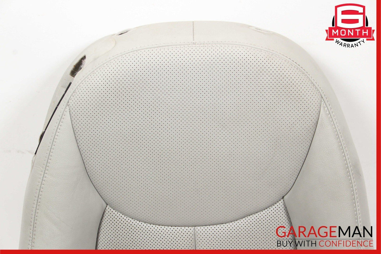 03-06 Mercedes R230 SL500 Front Right Side Top Upper Seat Cushion Cover Gray