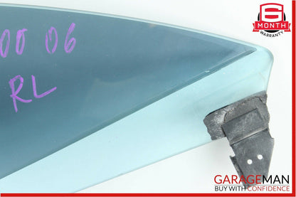06-11 Mercedes W219 CLS500 Rear Left Quarter Door Window Glass Panel Assembly