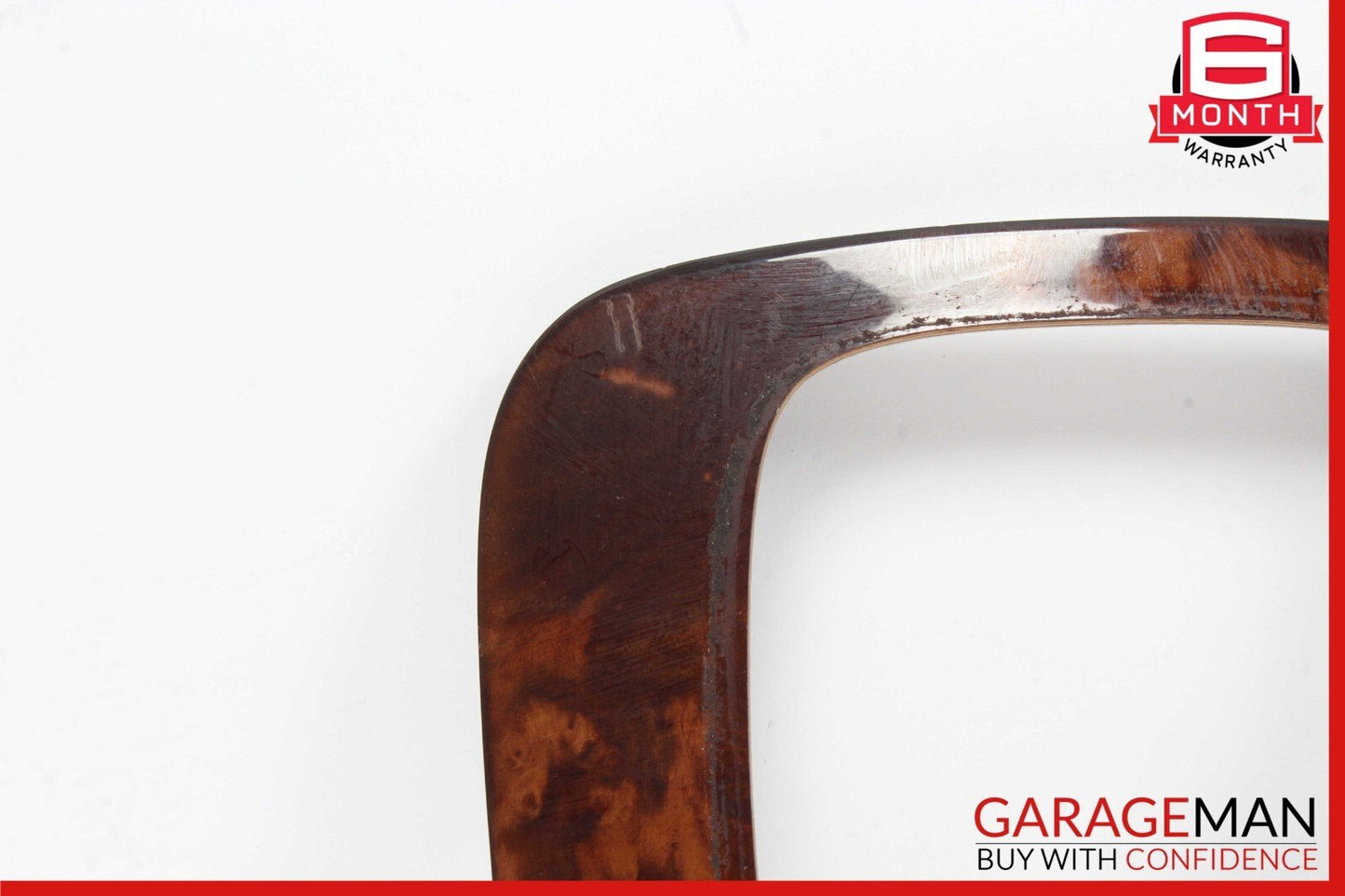 03-06 Mercedes W220 S600 S500 S55 AMG Center Console Shifter Bezel Trim Wood OEM