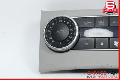 12-14 Mercedes W204 C250 C300 A/C Heater Climate Control Switch Assembly Grey