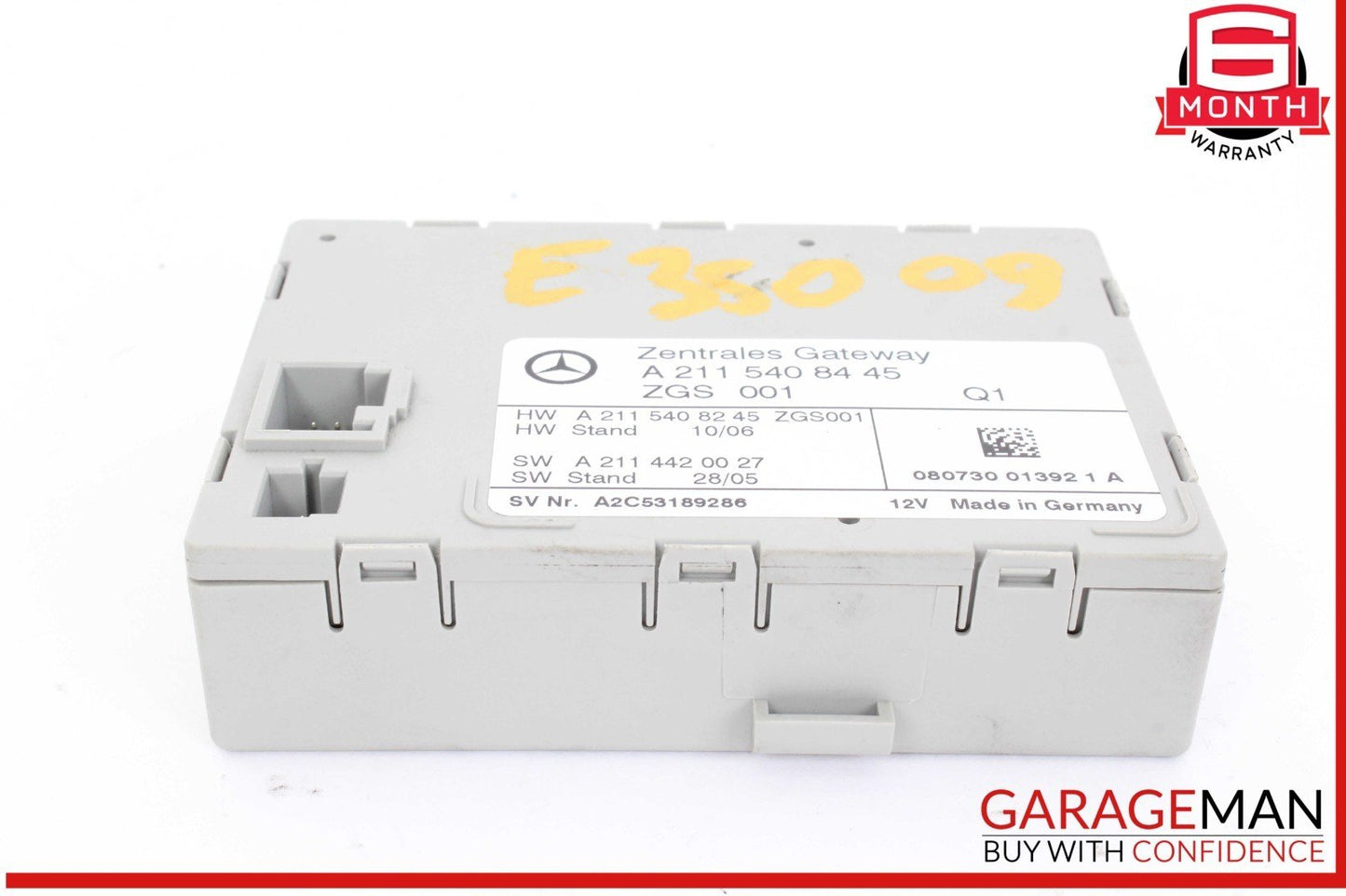 03-11 Mercedes W211 E350 E550 Central Gateway Control Module 2115408445 OEM