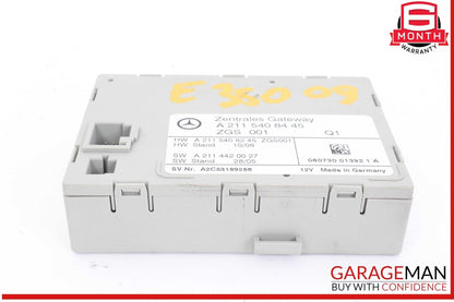 03-11 Mercedes W211 E350 E550 Central Gateway Control Module 2115408445 OEM