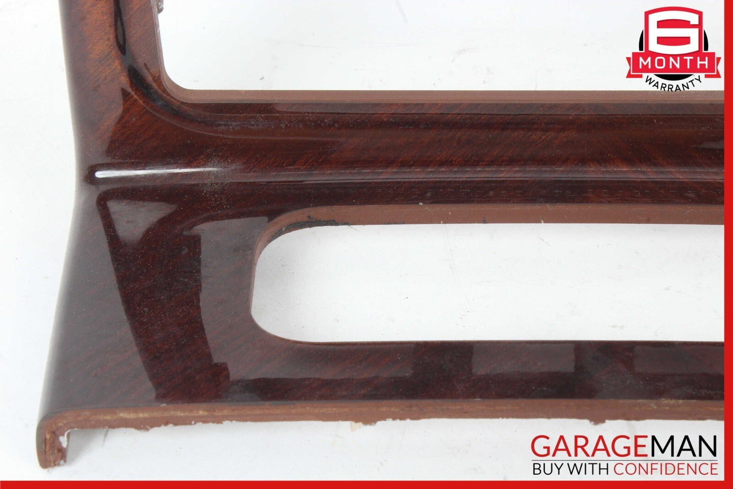 03-13 Maserati Quattroporte M139 Center Console Rear AC Control Trim Bezel Wood