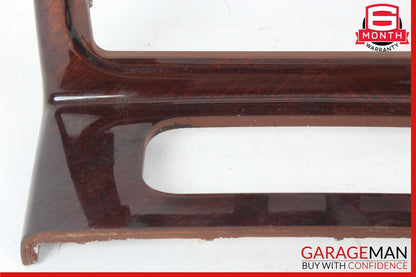 03-13 Maserati Quattroporte M139 Center Console Rear AC Control Trim Bezel Wood