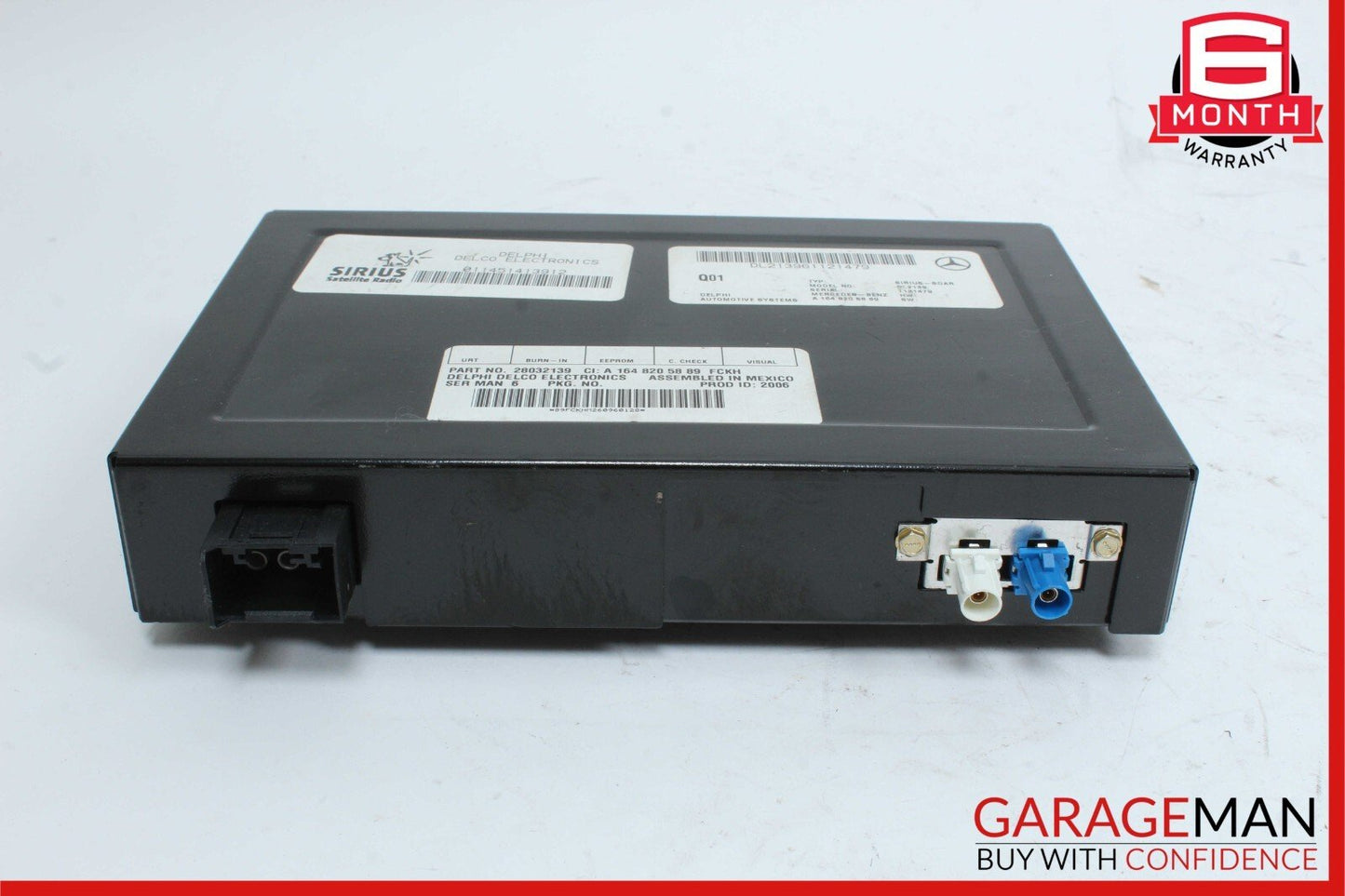 03-09 Mercedes X164 GL450 4MATIC Sirius Satellite Radio Receiver Module Unit OEM