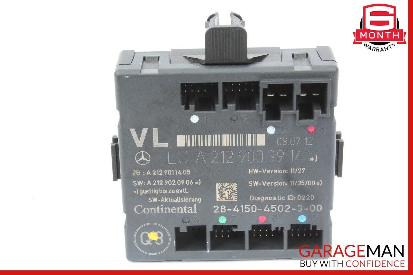 08-14 Mercedes W204 C300 C350 Front Left Side Door Control Module 2129003914 OEM