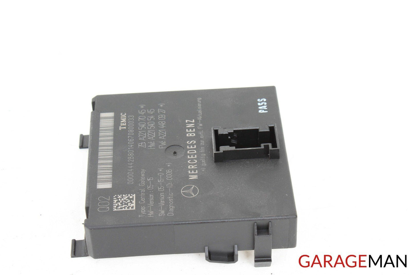 07-13 MERCEDES W221 S550 CL550 CENTRAL GATEWAY CONTROL UNIT MODULE Q02 OEM