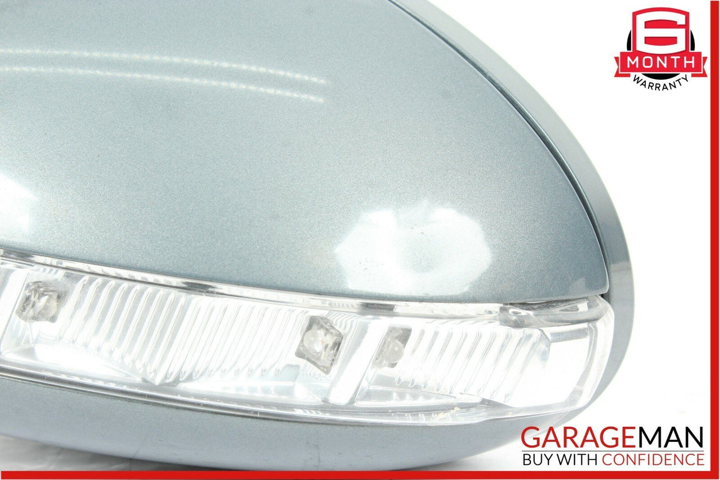 06-08 Mercedes W219 CLS550 Front Left Driver Side Mirror Door Rear View Gray