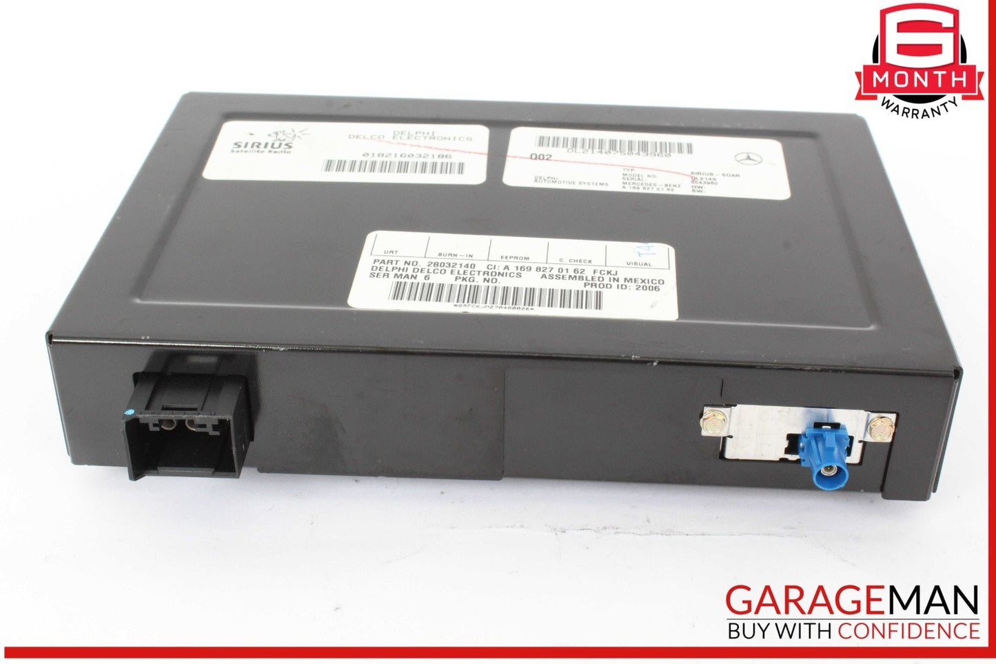 03-09 Mercedes X164 GL450 4MATIC Sirius Satellite Radio Receiver 1698270162 OEM