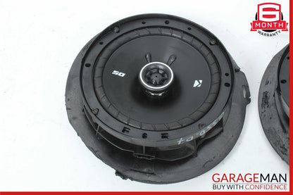 07-09 Mercedes W211 E350 Rear Left & Right Door Audio Sound Speaker Set Of 2 Pc