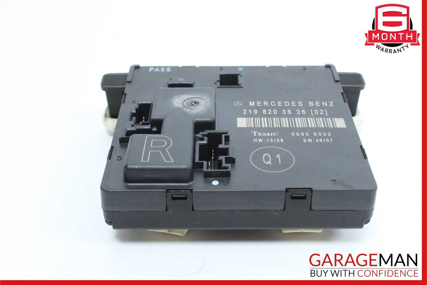 06-11 Mercedes W219 CLS550 Rear Right Side Door Control Module 2198203626 OEM