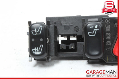 98-02 MERCEDES W210 E320 DASHBOARD HAZARD CONTROL SWITCH PANEL A116 OEM