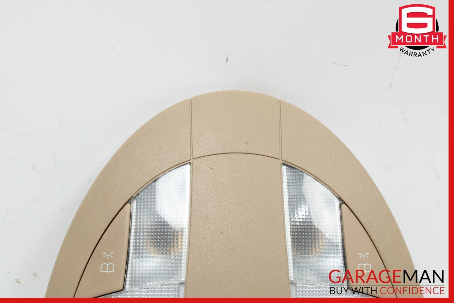 06-11 Mercedes W211 E550 E350 CLS550 Rear Overhead Dome Light Reading Map Brown