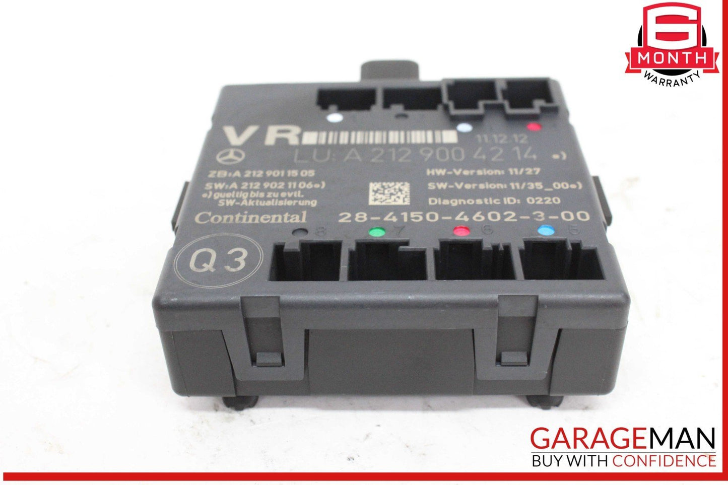 08-18 Mercedes W204 C250 CGI Front Right Passenger Side Door Control Module OEM