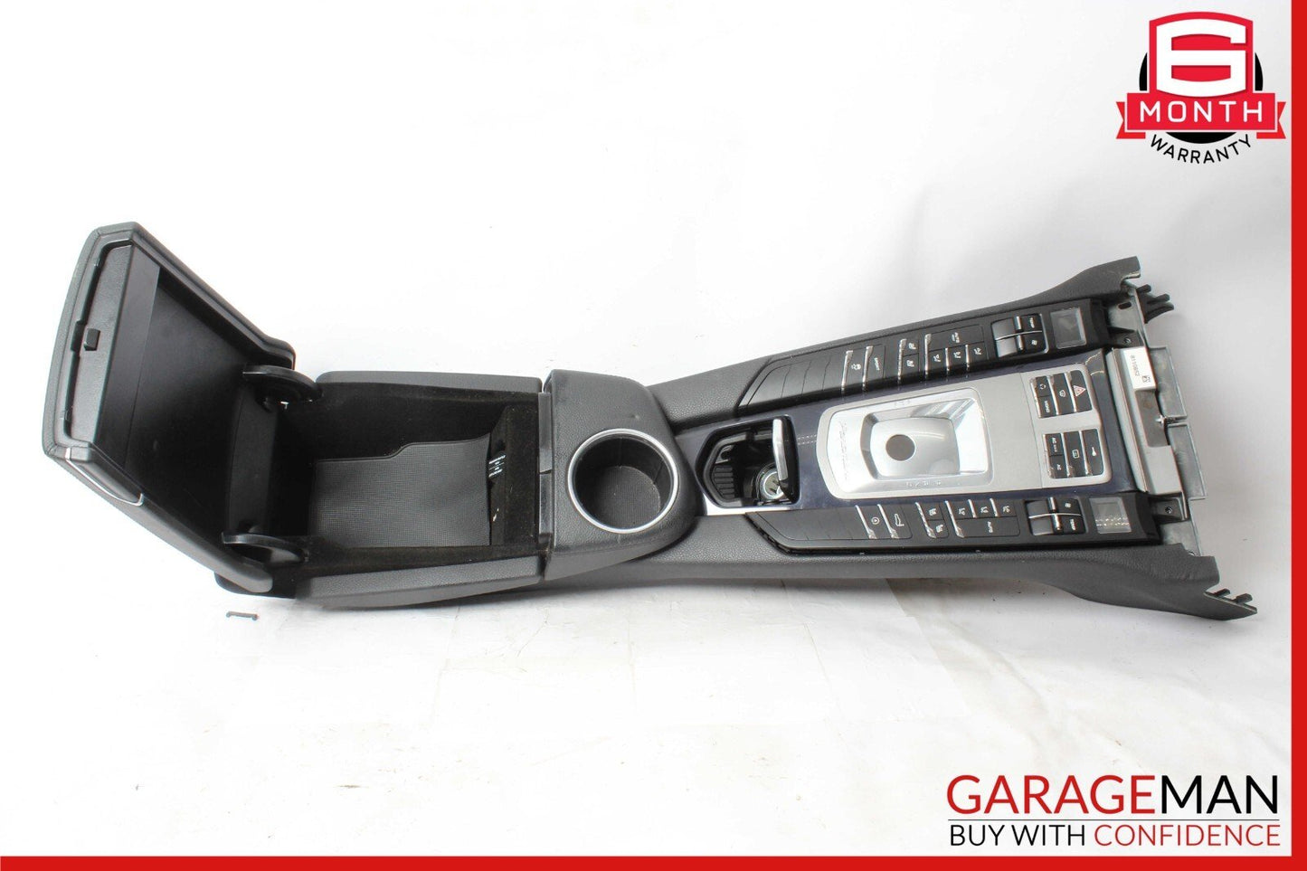 10-16 Porsche Panamera Center Console Armrest Arm Rest Compartment Assembly OEM
