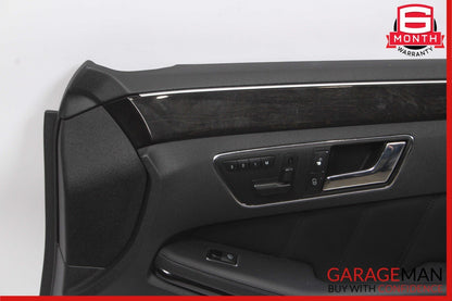 10-13 Mercedes W212 E350 E300 Front Right Side Interior Door Panel Trim Black