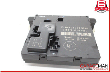 03-09 Mercedes-Benz W211 E350 Right Rear Door Control Module 2118703285 OEM