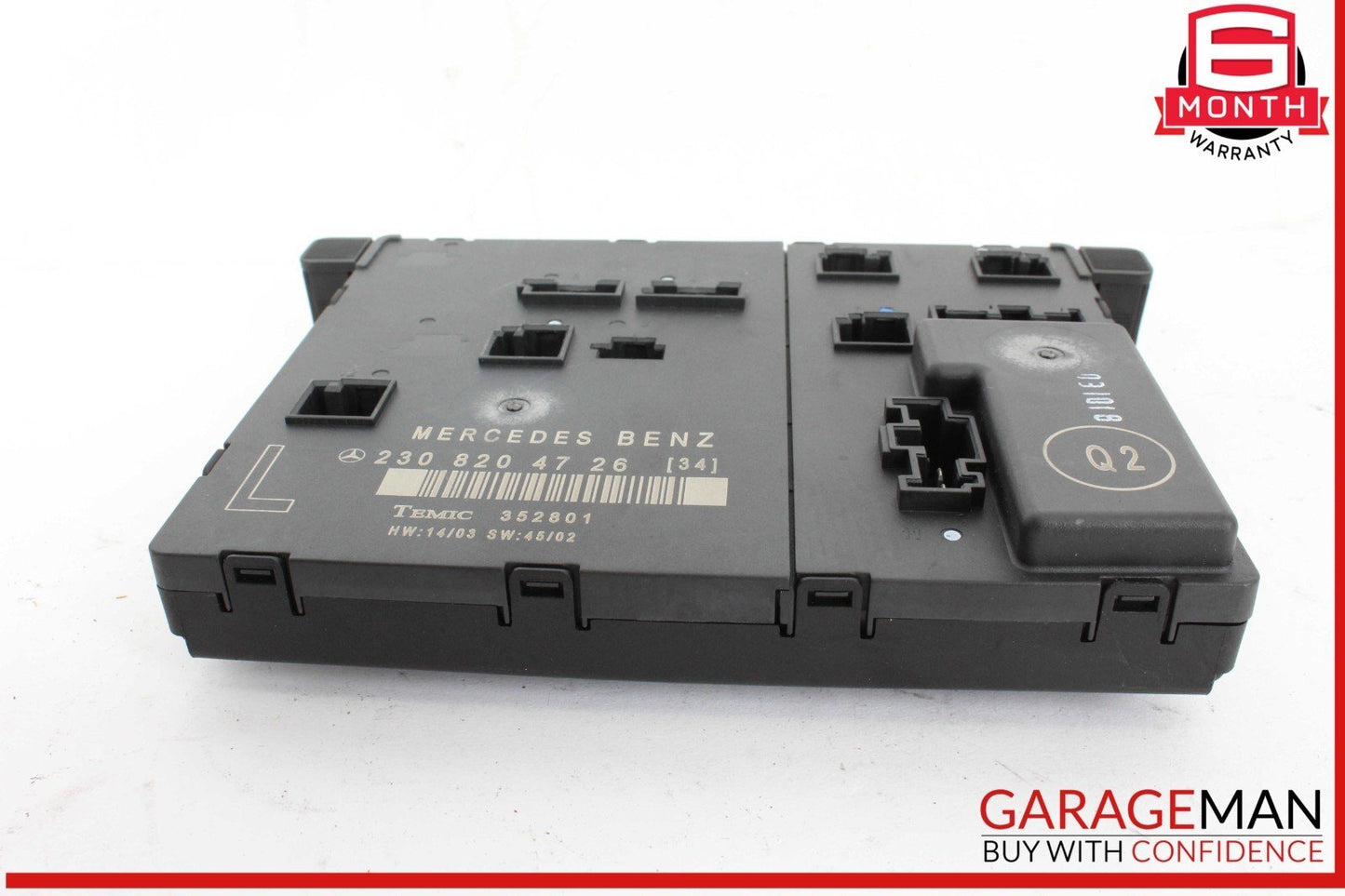 03-12 Mercedes R230 SL500 SL55 AMG Front Left Door Control Module 2308204726 OEM