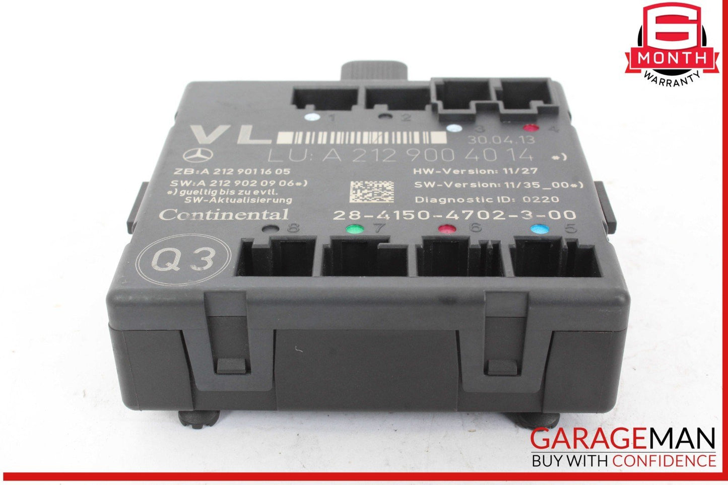 08-18 Mercedes W212 E350 C300 CLS550 Front Left Side Door Control Module OEM