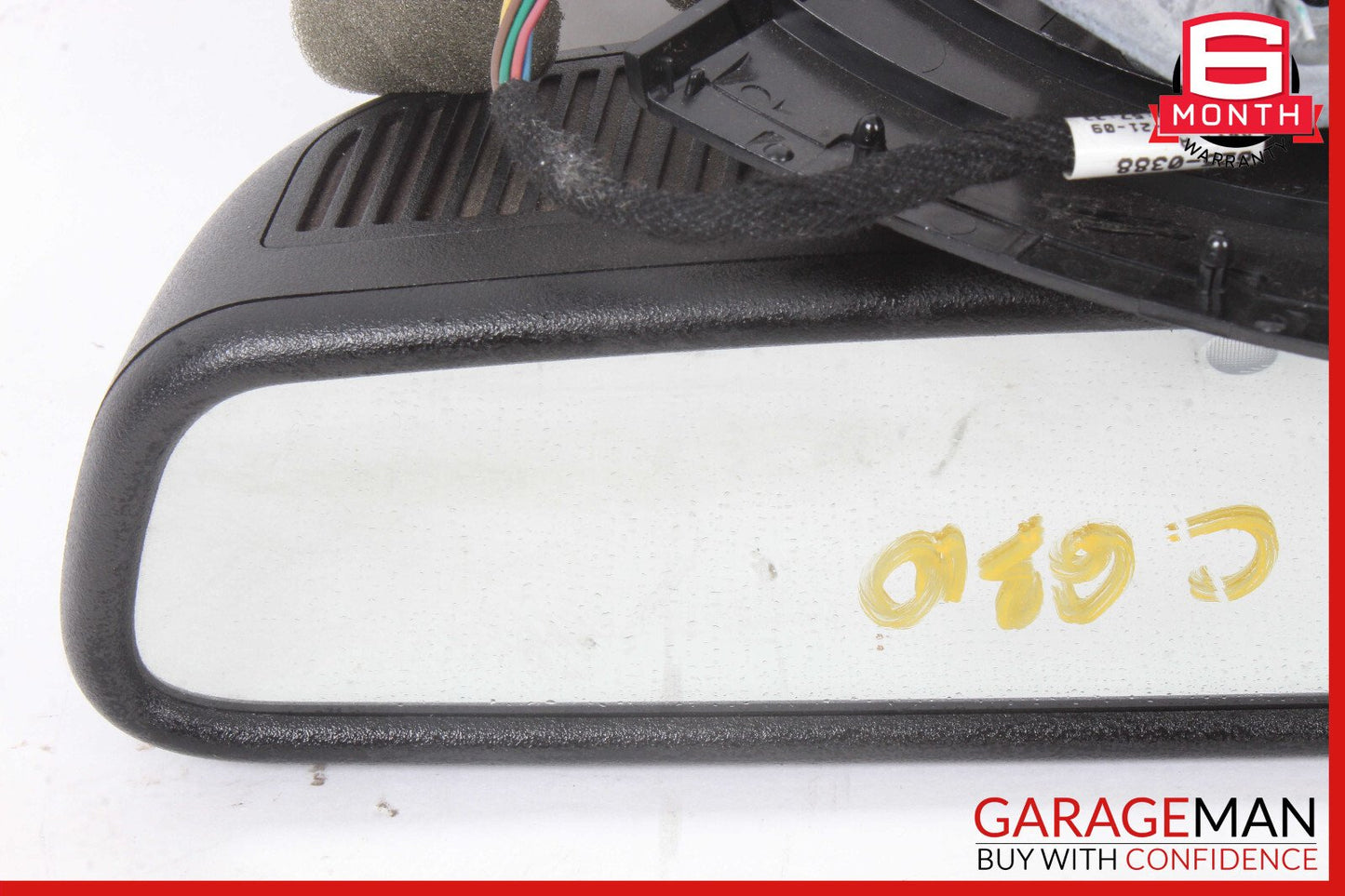 08-14 Mercedes W204 C63 C300 C350 Interior Rear View Mirror Black OEM