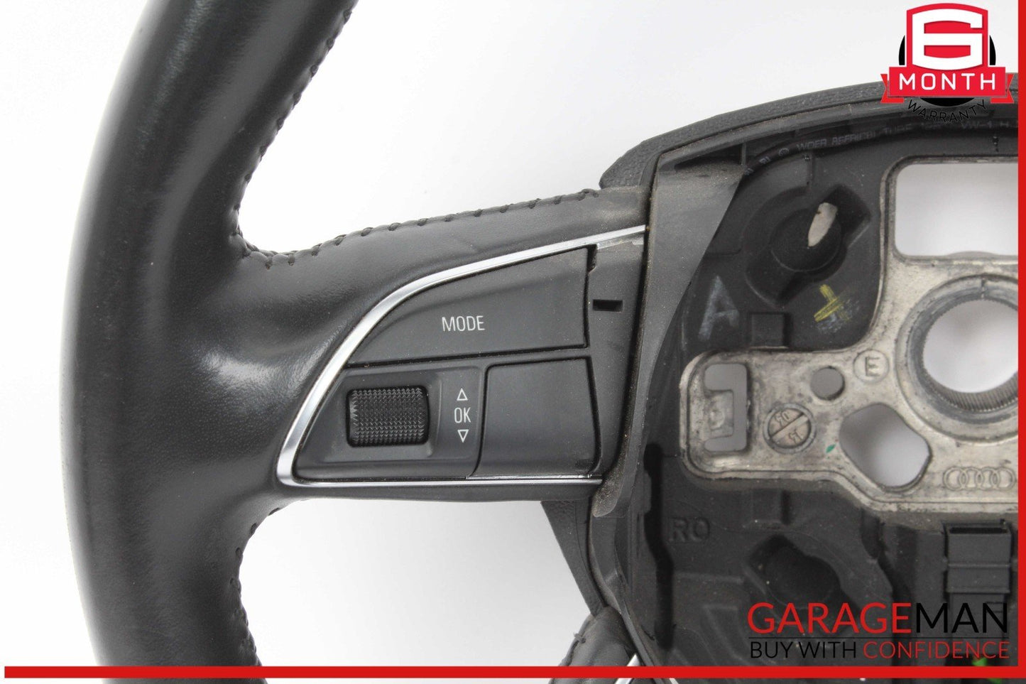 13-16 Audi A4 Front Left Driver Side Steering Wheel Black 4L0419091AC OEM