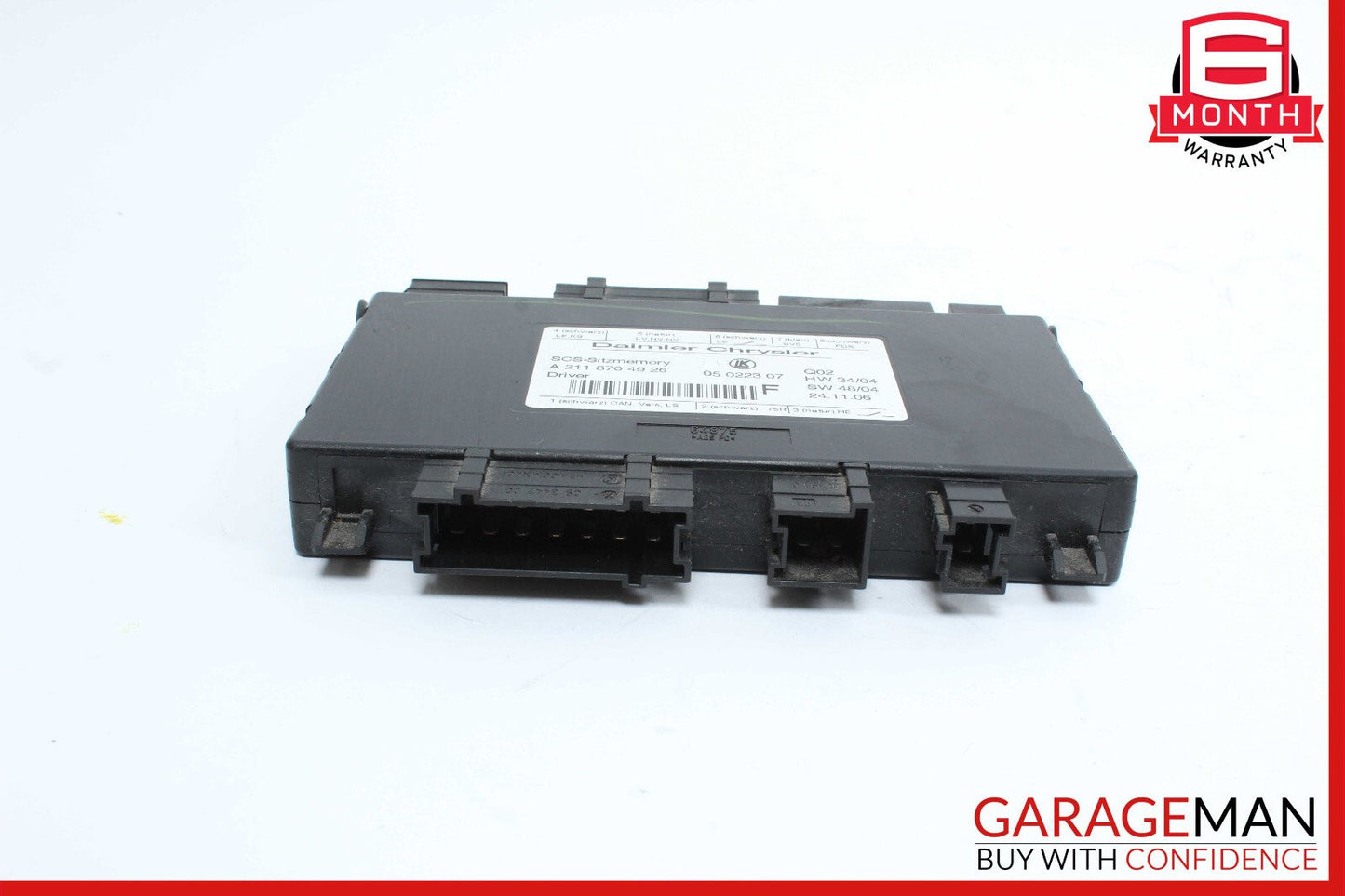 03-12 Mercedes X164 GL450 E320 Front Left Driver Side Seat Control Module OEM