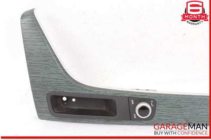 17-24 Audi A4 Allroad Center Console Cover Panel Wood 8W1863969C OEM