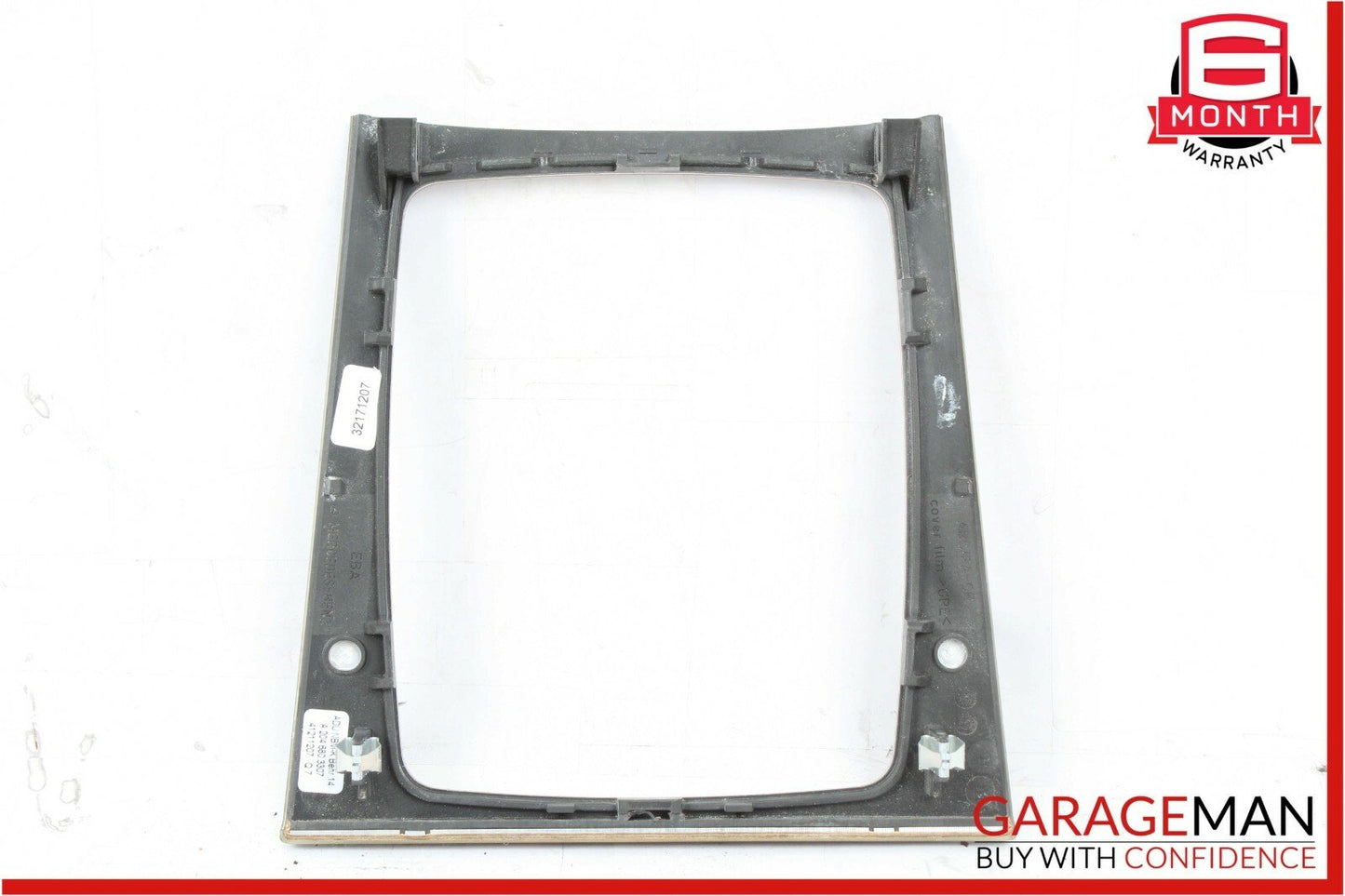 08-15 Mercedes W204 C300 C350 Center Console Shift Shifter Bezel Trim Wood OEM