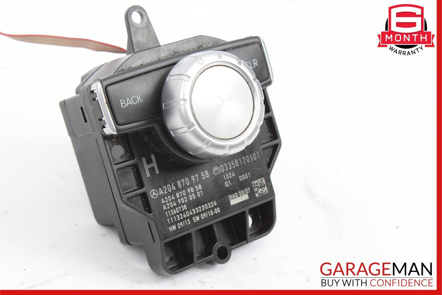 12-15 Mercedes W204 C250 E400 Console Head Unit Controller Knob Multi Switch