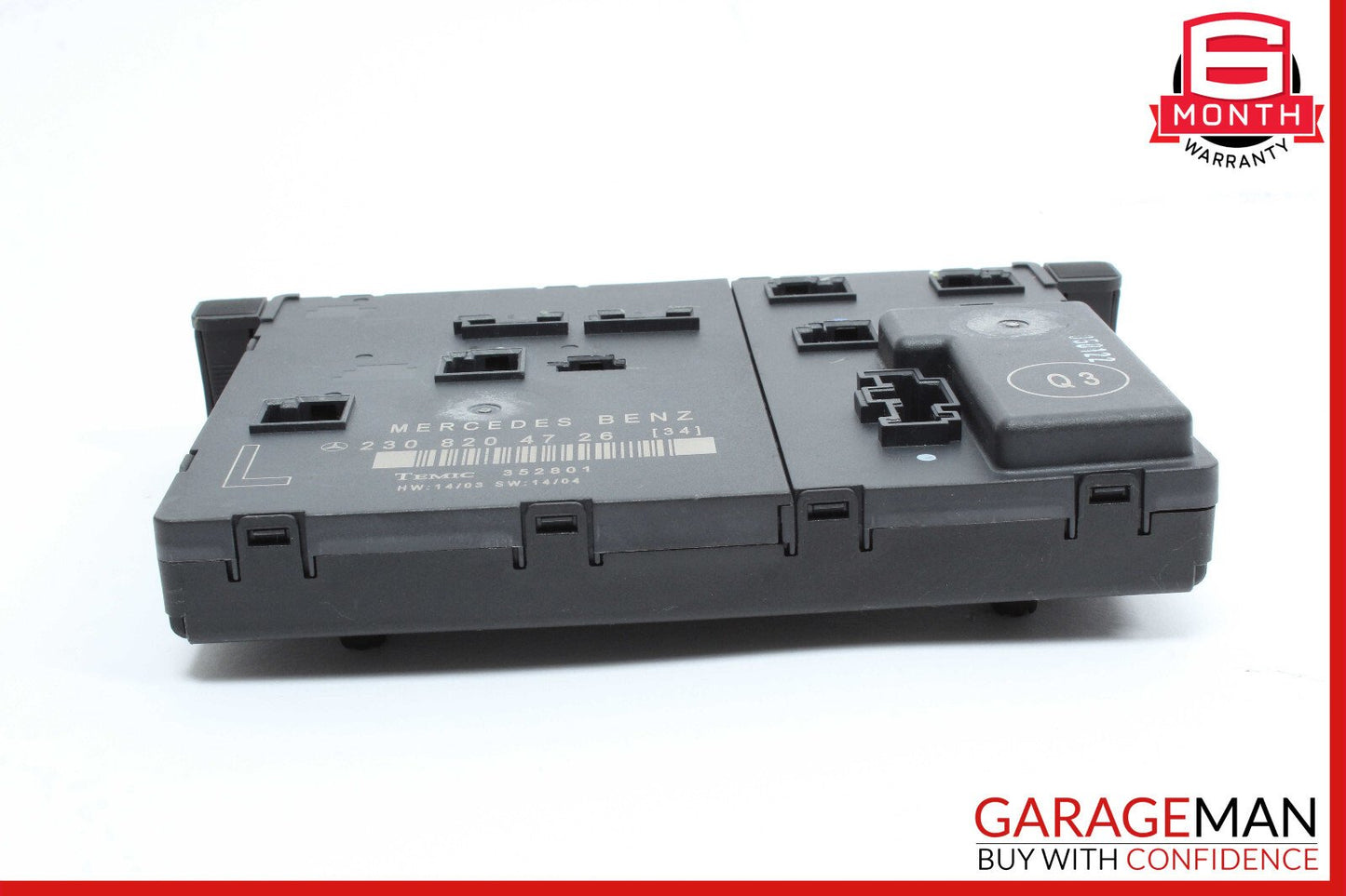03-12 Mercedes R230 SL500 SL55 AMG Door Control Module Left Side 2308204726 OEM