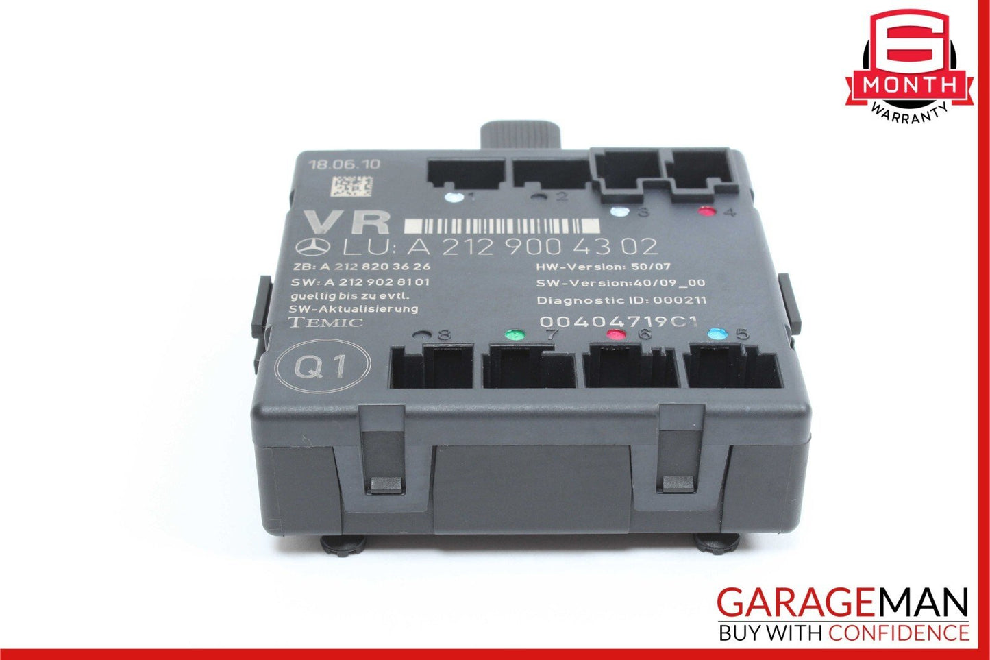 08-18 Mercedes W204 C63 AMG E350 Front Right Side Door Control Module Unit OEM
