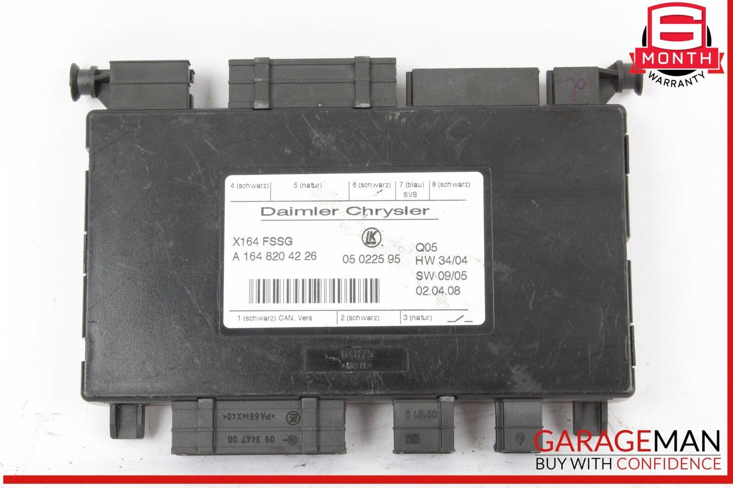 07-16 Mercedes X164 GL450 GL550 Third Seat Row Power Folding Control Module OEM