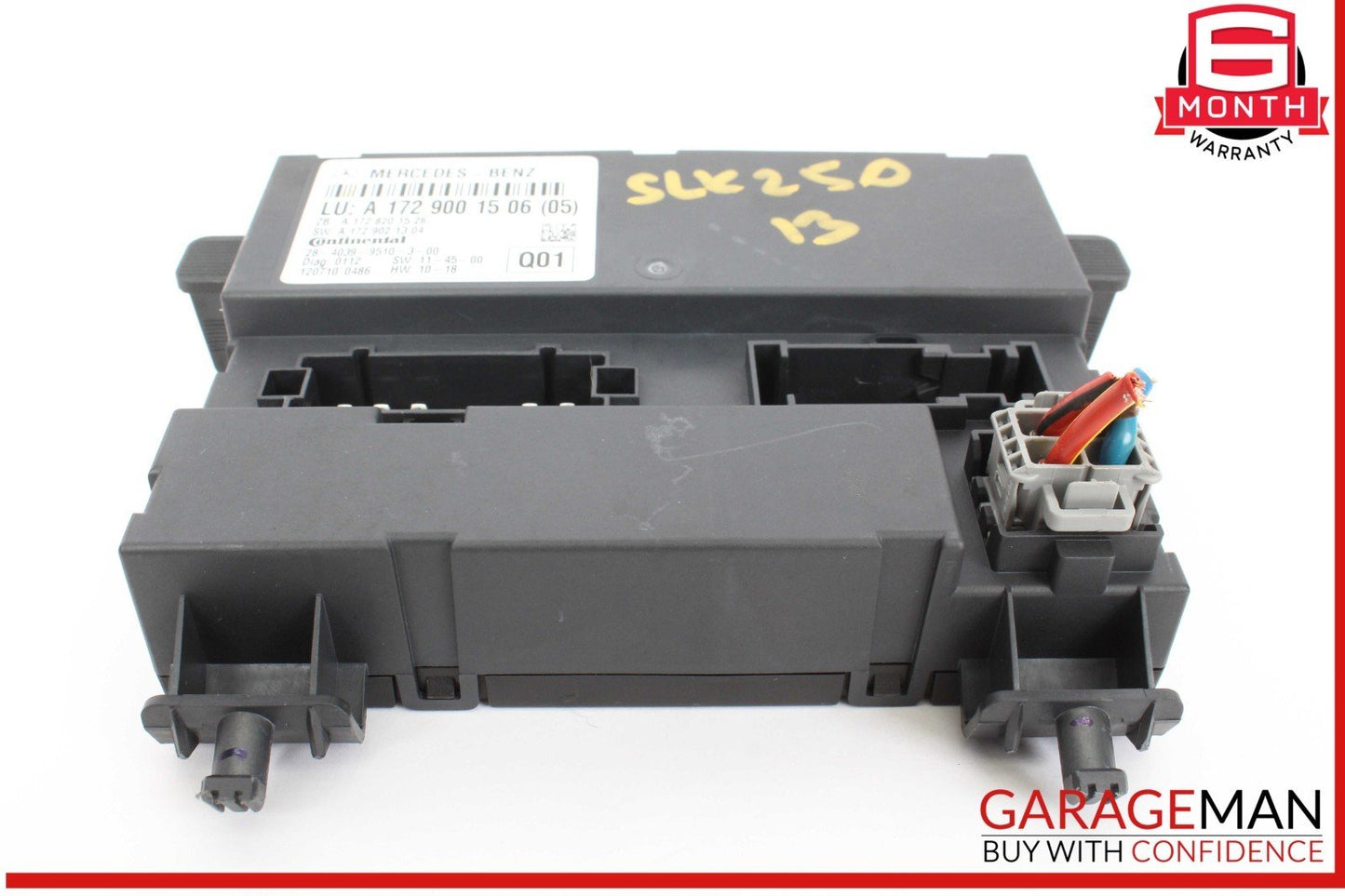 12-20 Mercedes R172 SLK250 SLC300 Roof Convertible Top Control Module Unit OEM
