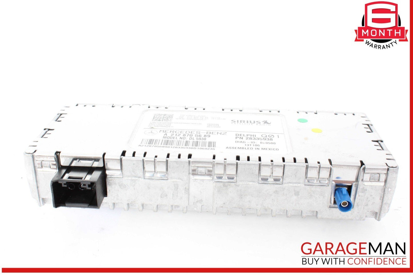 10-16 Mercedes W212 E350 C250 SLK250 Sirius Satellite Radio Receiver Module OEM