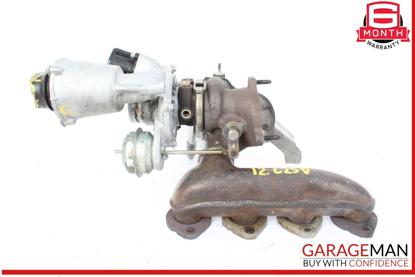 12-15 Mercedes W204 C250 SLK250 1.8L Turbo Turbocharger Manifold Assembly OEM