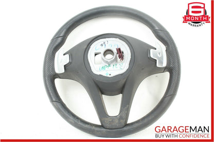 16-18 Mercedes W213 E250 E400 AMG Sport 3 Spoke Steering Wheel Assembly Black